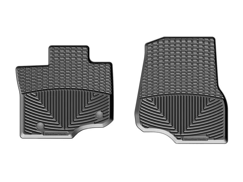 WeatherTech 2015+ Ford F-150 Front Rubber Mats - Black - Main Product View