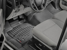 Load image into Gallery viewer, WeatherTech 2015+ Ford F-150 Regular Cab Front FloorLiner - Black - Side View