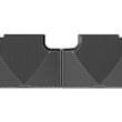 Load image into Gallery viewer, WeatherTech 2015+ Ford F-150 SuperCab Rear Rubber Mats - Black - Back View