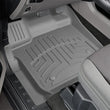 Load image into Gallery viewer, WeatherTech 2015+ Ford F-150 SuperCrew / SuperCab Front FloorLiner HP - Grey - Installation View