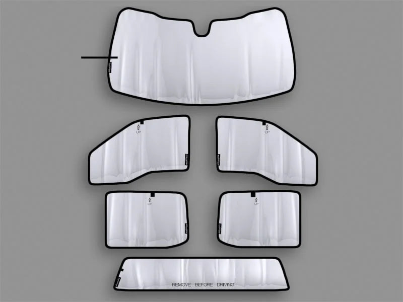 WeatherTech 2015+ Ford F-150 SuperCrew TechShade Full Vehicle Kit - Installation View