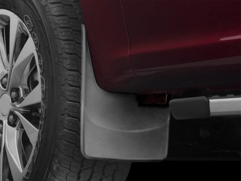 WeatherTech 2015 Ford F-150 w/o Wheel Lip Module No Drill Front Mudflaps - Installation View
