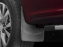 Load image into Gallery viewer, WeatherTech 2015 Ford F-150 w/o Wheel Lip Module No Drill Front Mudflaps - Installation View