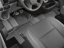 Load image into Gallery viewer, WeatherTech 2015+ Ford Transit 150/250/350 Front FloorLiner - Black - Installation View