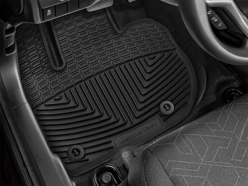 WeatherTech 2015+ Honda Fit Front Rubber Mats - Black - Side View
