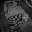Load image into Gallery viewer, WeatherTech 2015 Jeep Cherokee Front Rubber Mats - Black - Back View