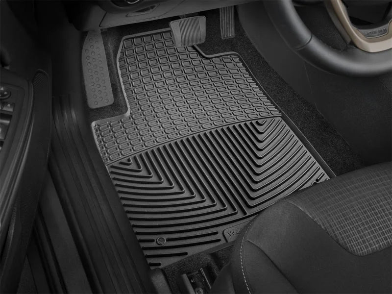 WeatherTech 2015 Jeep Cherokee Front Rubber Mats - Black - Back View