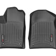 Load image into Gallery viewer, WeatherTech 2015+ Jeep Grand Cherokee Front FloorLiner - Black - Back View