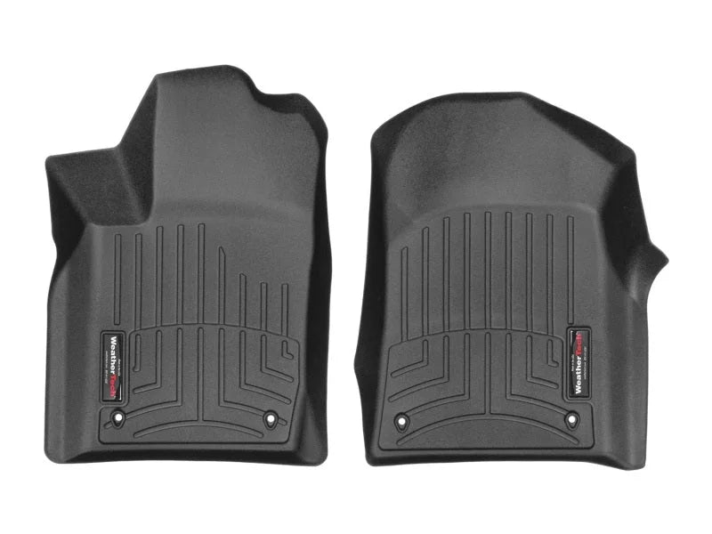 WeatherTech 2015+ Jeep Grand Cherokee Front FloorLiner - Black - Back View