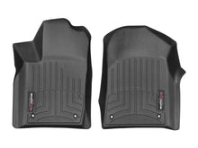 Load image into Gallery viewer, WeatherTech 2015+ Jeep Grand Cherokee Front FloorLiner - Black - Back View