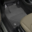 Load image into Gallery viewer, WeatherTech 2015+ Jeep Renegade Front Rubber Mats - Black - Back View