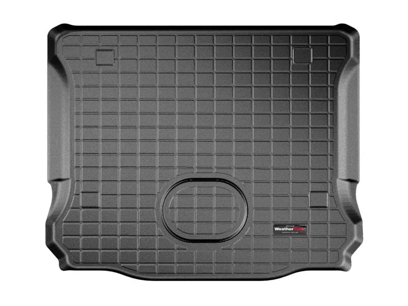 WeatherTech 2015+ Jeep Wrangler Unlimited Cargo Liner - Black - Back View