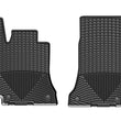 Load image into Gallery viewer, WeatherTech 2015+ Mercedes-Benz C-Class Sedan/Coupe/Cabriolet Front Rubber Mats - Black - Side View
