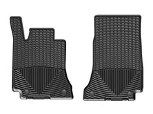 Load image into Gallery viewer, WeatherTech 2015+ Mercedes-Benz C-Class Sedan/Coupe/Cabriolet Front Rubber Mats - Black - Side View
