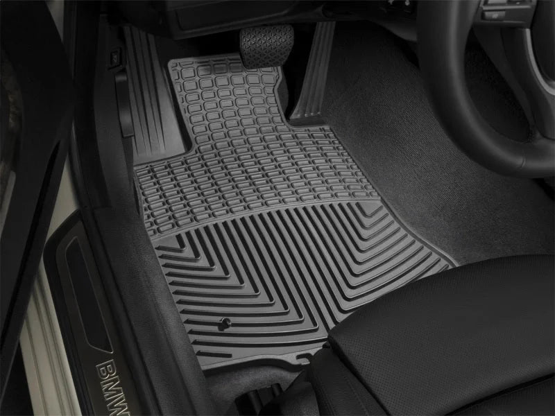 WeatherTech 2015+ Volkswagen Golf/GTI (5-Door Hatchback Only) Front Rubber Mats - Black - Main Product View