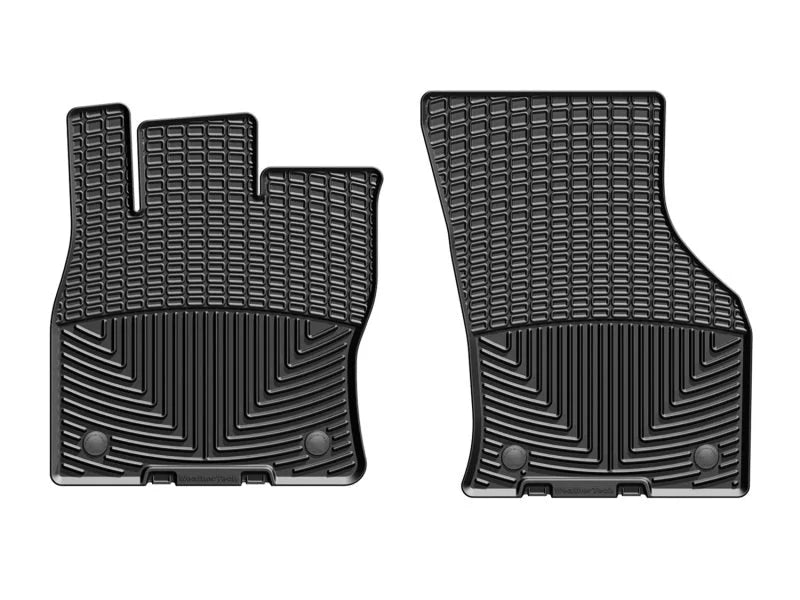 WeatherTech 2015+ Volkswagen Golf/GTI (5-Door Hatchback Only) Front Rubber Mats - Black - Side View