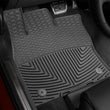 Load image into Gallery viewer, WeatherTech 2015+ Volkswagen Golf/GTI (5-Door Hatchback Only) Front Rubber Mats - Black - Detail View