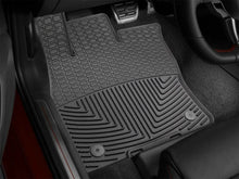 Load image into Gallery viewer, WeatherTech 2015+ Volkswagen Golf/GTI (5-Door Hatchback Only) Front Rubber Mats - Black - Detail View