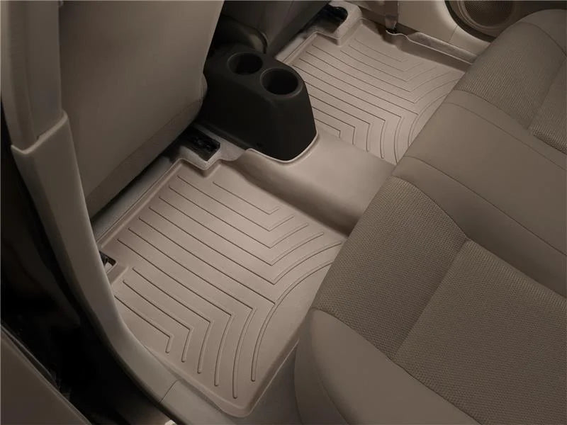 WeatherTech 2016-2020 Kia Sorento Rear FloorLiner - Tan - Side View