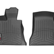 Load image into Gallery viewer, WeatherTech 2016+ BMW 7-Series Front FloorLiner - Black (No Rear Executive Lounge Seating Package) - Side View