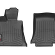 Load image into Gallery viewer, WeatherTech 2016+ BMW 7-Series Front FloorLiner - Black (w/ Rear Executive Lounge Seating Package) - Side View