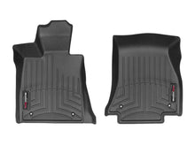 Load image into Gallery viewer, WeatherTech 2016+ BMW 7-Series Front FloorLiner - Black (w/ Rear Executive Lounge Seating Package) - Side View