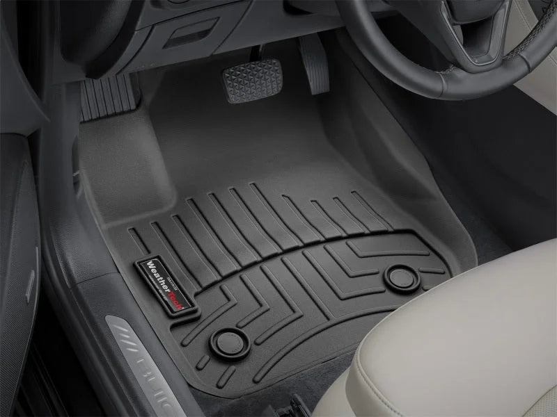 WeatherTech 2016+ Buick Envision Front FloorLiner - Black - Back View