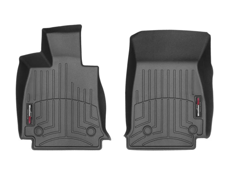 WeatherTech 2016+ Cadillac CT6 Front FloorLiners - Black - Main Product View