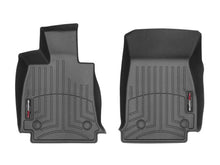 Load image into Gallery viewer, WeatherTech 2016+ Cadillac CT6 Front FloorLiners - Black - Main Product View