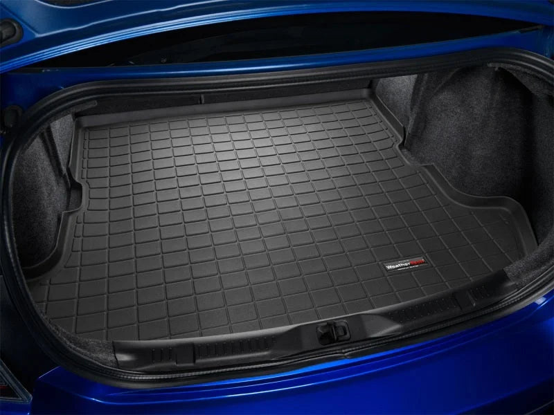 WeatherTech 2016+ Chevrolet Camaro Coupe Cargo Liner - Black - Side View