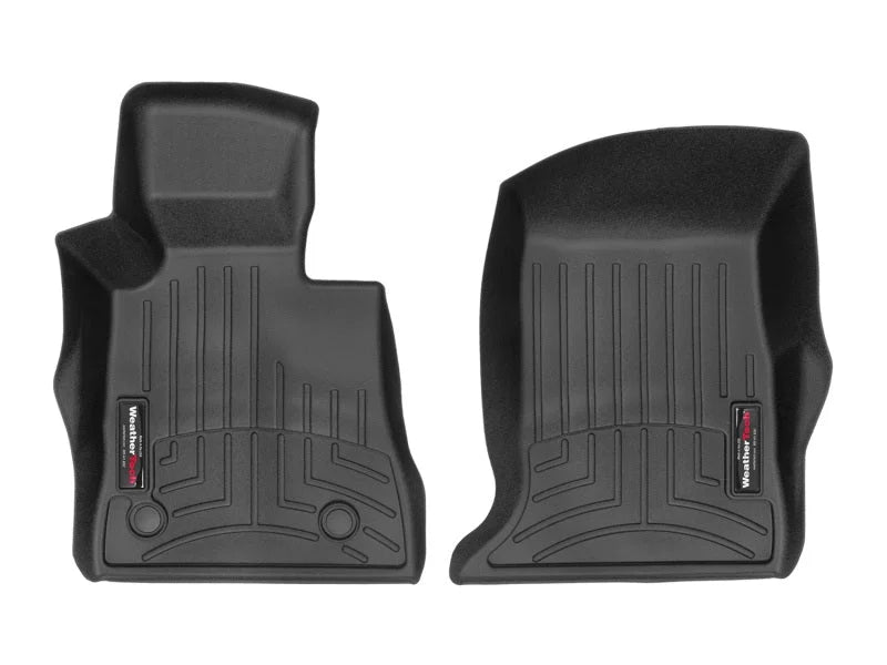 WeatherTech 2016 Chevrolet Camaro Front FloorLiners - Black - Main Product View