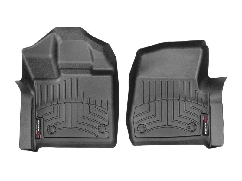 WeatherTech 2016+ Ford F-150 Regular Cab Front FloorLiner - Black - Main Product View