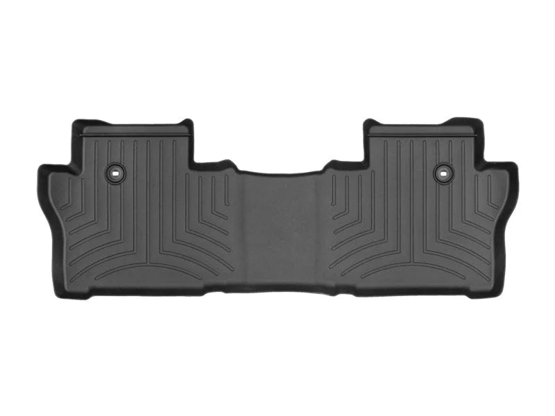 WeatherTech 2016+ Honda Pilot (Elite Trim Level ONLY) Rear FloorLiner - Black - Main Product View