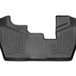 Load image into Gallery viewer, WeatherTech 2016+ Honda Pilot LX/EX/EL-L Rear FloorLiner - Black - Back View