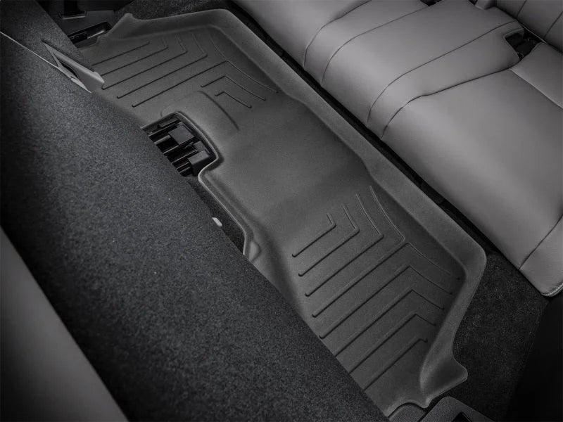 WeatherTech 2016+ Honda Pilot Rear 3rd Row FloorLiner (8 Passenger) - Black - Side View