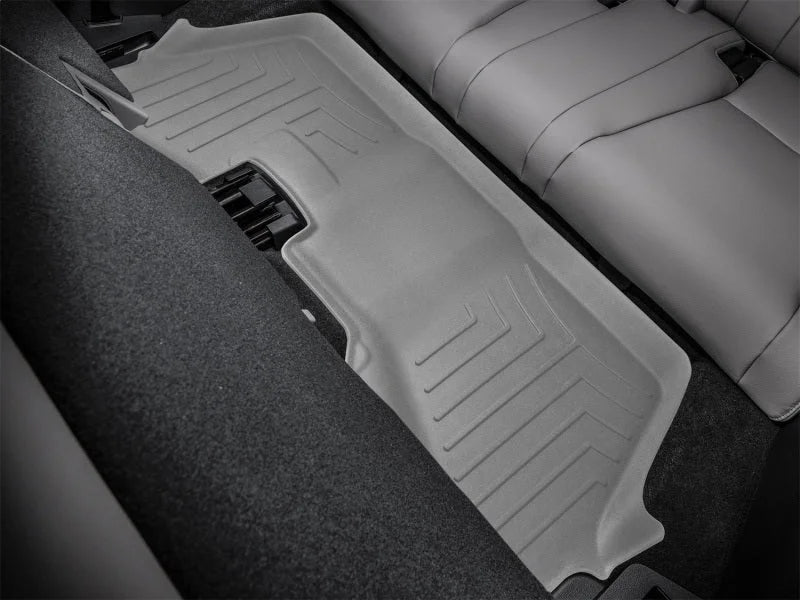 WeatherTech 2016+ Honda Pilot Rear FloorLiner HP - Grey - Back View