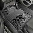 Load image into Gallery viewer, WeatherTech 2016+ Hyundai Sonata Front Rubber Mats - Black (Fits Hybrid-Does Not Fit Plug-In Hybrid) - Back View