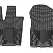 Load image into Gallery viewer, WeatherTech 2016+ Jeep Grand Cherokee / Dodge Durango Front Rubber Mats - Black - Main Product View