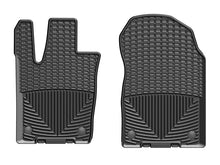 Load image into Gallery viewer, WeatherTech 2016+ Jeep Grand Cherokee / Dodge Durango Front Rubber Mats - Black - Main Product View