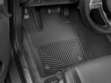 Load image into Gallery viewer, WeatherTech 2016+ Jeep Grand Cherokee / Dodge Durango Front Rubber Mats - Black - Side View