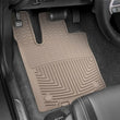 Load image into Gallery viewer, WeatherTech 2016+ Jeep Grand Cherokee / Dodge Durango Front Rubber Mats - Tan - Side View