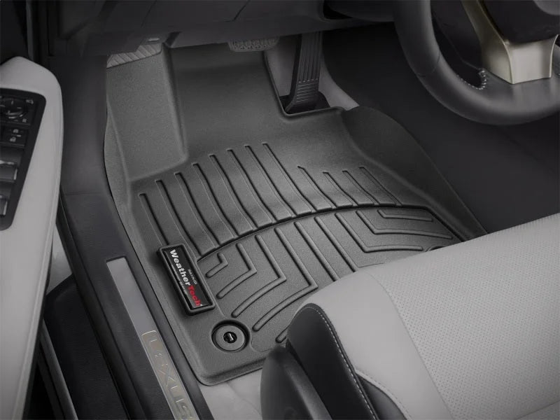 WeatherTech 2016+ Lexus RX/350/F-Sport/450H/450 F-Sport Front FloorLiner - Black - Installation View