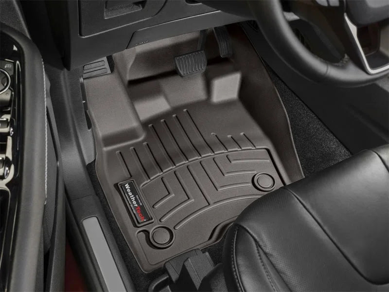 WeatherTech 2016+ Lincoln MKX Front FloorLiner - Cocoa - Back View