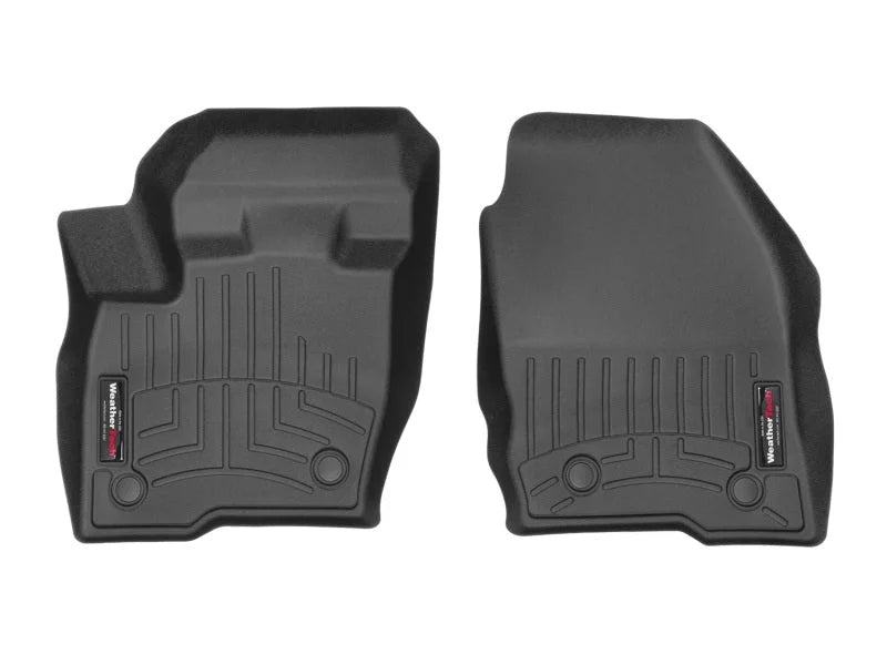 WeatherTech 2016+ Lincoln NKX Front FloorLiner - Black - Back View