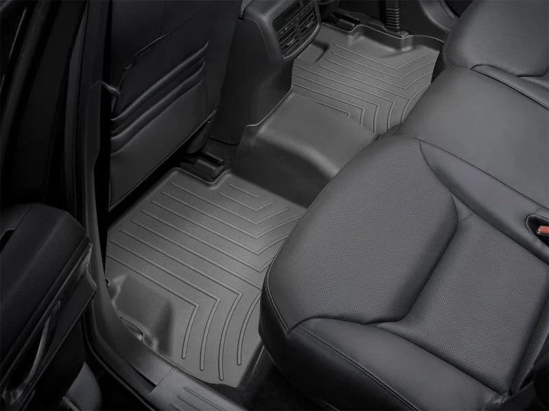 WeatherTech 2016+ Mazda CX-9 Rear FloorLiner - Black - Back View