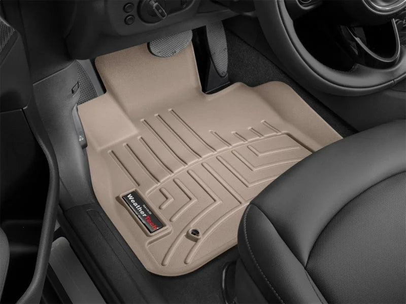 WeatherTech 2016+ Mini Clubman F54 Front FloorLiner - Tan - Additional View 16