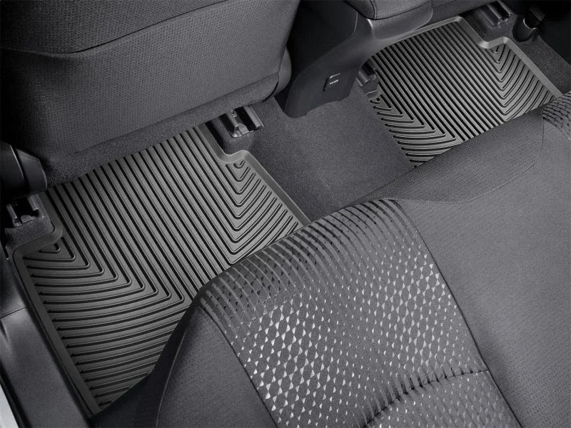 WeatherTech 2016+ Toyota Prius Rear Rubber Mats - Black - Side View