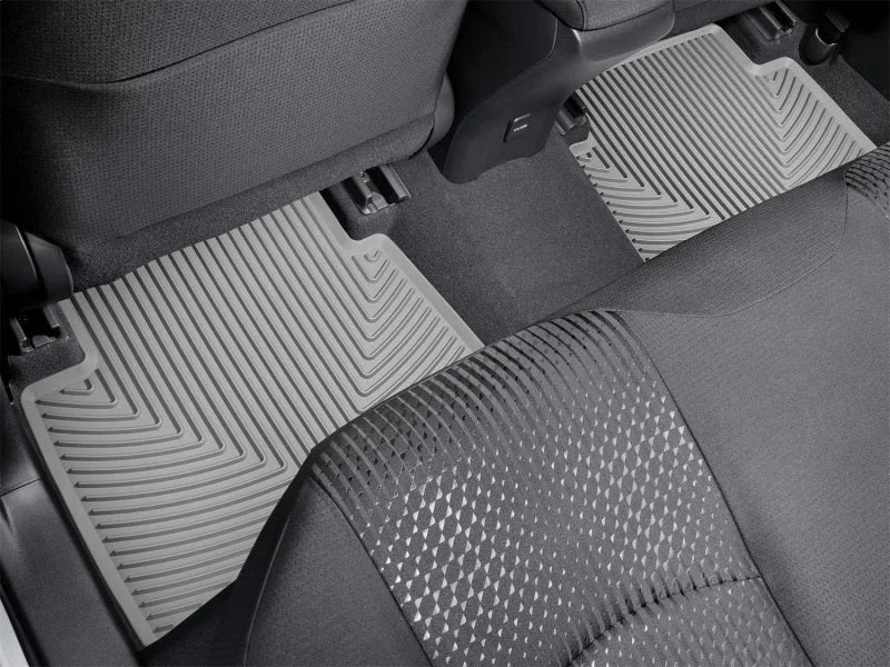 WeatherTech 2016+ Toyota Prius Rear Rubber Mats - Grey - Side View