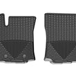 Load image into Gallery viewer, WeatherTech 2016+ Toyota Tacoma Access/Double Cab (A/T Only) Front Rubber Mats - Black - Main Product View
