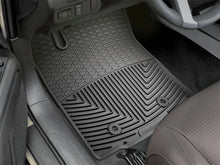 Load image into Gallery viewer, WeatherTech 2016+ Toyota Tacoma Access/Double Cab (A/T Only) Front Rubber Mats - Black - Side View